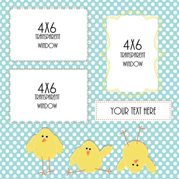 Easter or spring design template — Stock Vector