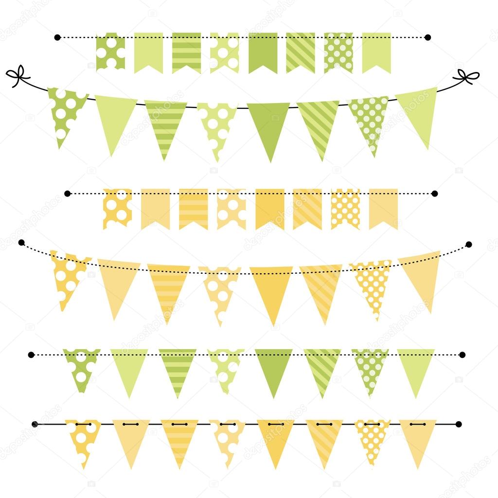 Blank banner, bunting or swag templates Stock Vector Image by Pertaining To Free Blank Banner Templates