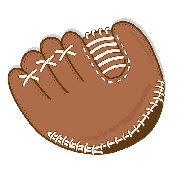 Guante o guante de béisbol — Archivo Imágenes Vectoriales