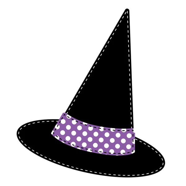 Vector de sombrero de brujas — Archivo Imágenes Vectoriales