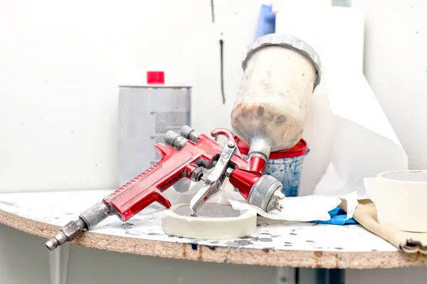 Airbrush or paint spray gun for painting cars — Stock Image Airbrush or paint spray gun for painting cars Stock Image