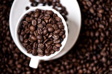 siyah, güçlü aromatik bio Afrika kahvenin kahve Kupası