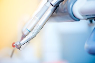 yakın çekim, dişçi araçları ve ustensils