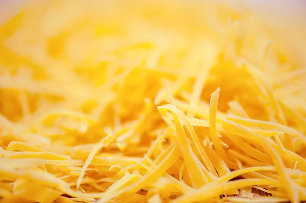 Macro eigengemaakte ei pasta noedels oogpunt — Stockfoto