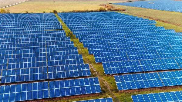 photovoltaic power plant. sunset and solar panel, photovoltaic, alternative electricity source