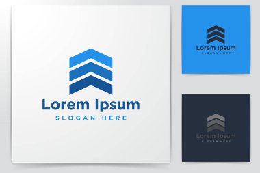 Ok Logo İlham beyaz arka plan üzerinde izole