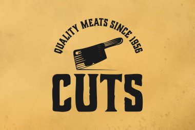 Bıçak Restoran Logo Tasarımlar Vektör İllüstrasyon