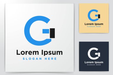 beyaz arka plan üzerinde izole mektup G Modern Logo İlham