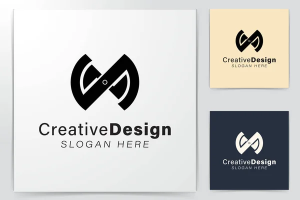 Początkowa Litera Śmigła Nowoczesne Pomysły Logo Projekt Logo Inspiracji Ilustracja — Wektor stockowy