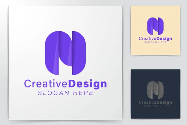 Letra Inicial Ideas Logo Moderno Diseño Del Logotipo Inspiración Plantilla — Vector de stock