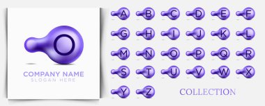 İlk monogram, molekül ilk harf C logo tasarımı, Lab Logo Tasarım Elemanı, Noktalı Tasarım Vektörü