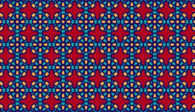 Fas Ayrılma Şablonu. İslami Mozaik Tasarımı. Soyut Arkaplan.