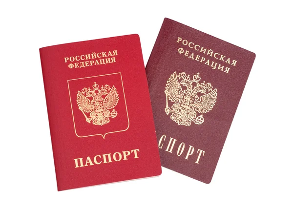 Pasaportes rusos Imagen de stock