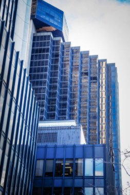 Montreal 'in iş bölgesi Quebec Kanada' da