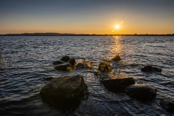 Sunset Lawrence River Montreal Area — Photo