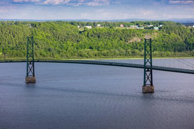 Saint-Pierre de l ile dOrleans bridge near Mont morency water fall.