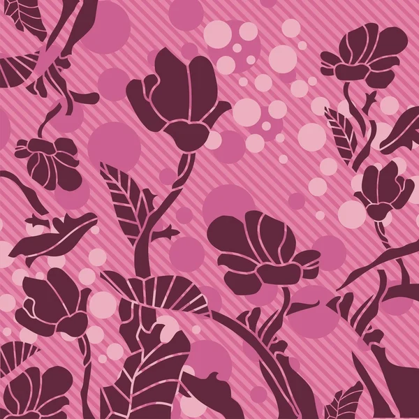 Fundo floral retro — Vetor de Stock