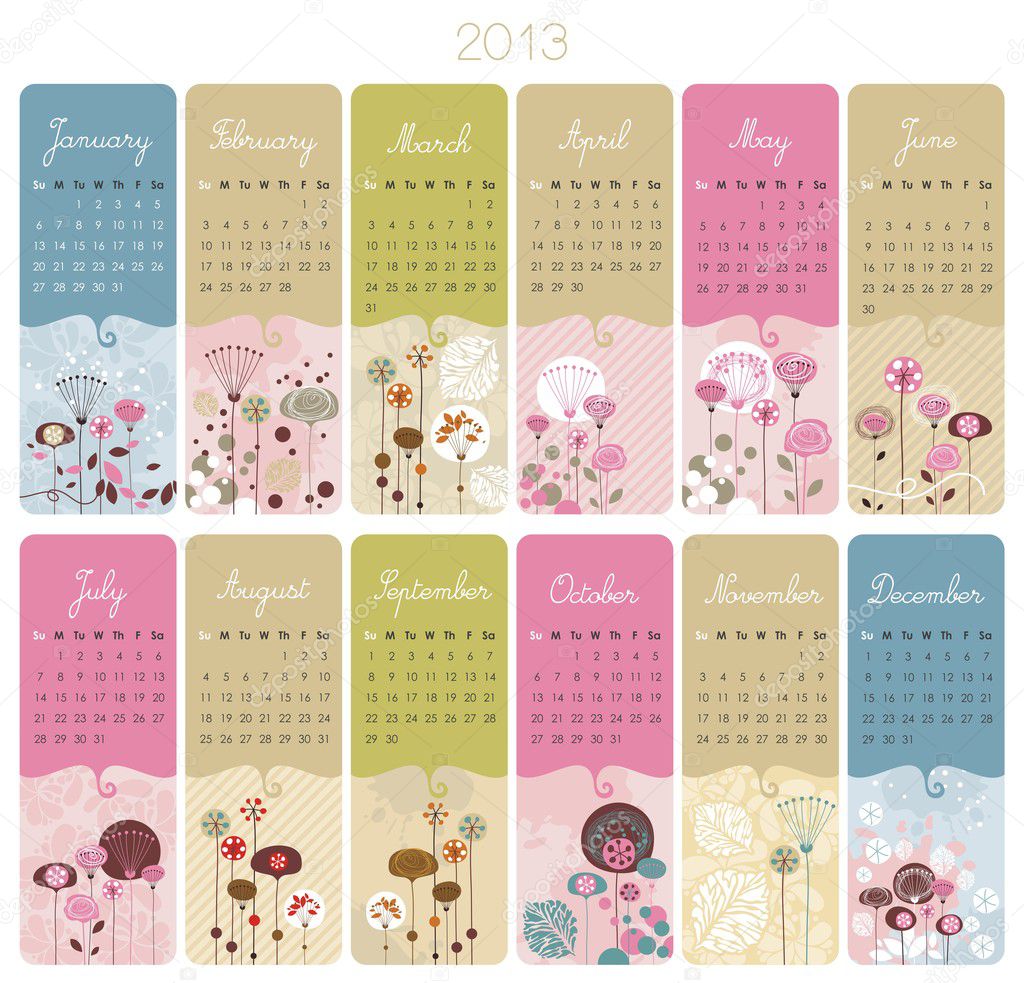 2013 Calendar Set