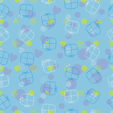 Hediye kutularıyla kusursuz desen