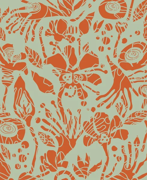 Fondo floral abstracto — Vector de stock