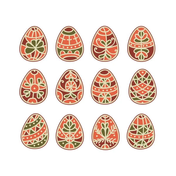 Huevos de Pascua — Vector de stock