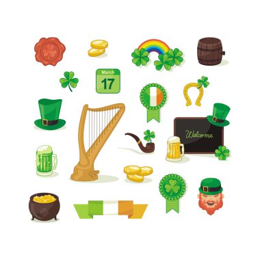 Aziz patrick günü seti