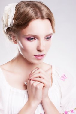 şehvetli kadın dua. umutsuzluk ve umutsuzluk