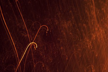 doku, bakır ve lekeli. altın arka plan