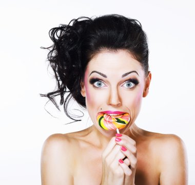 Ecstasy. cıvıl cıvıl kadınla komik: nefis lolipop