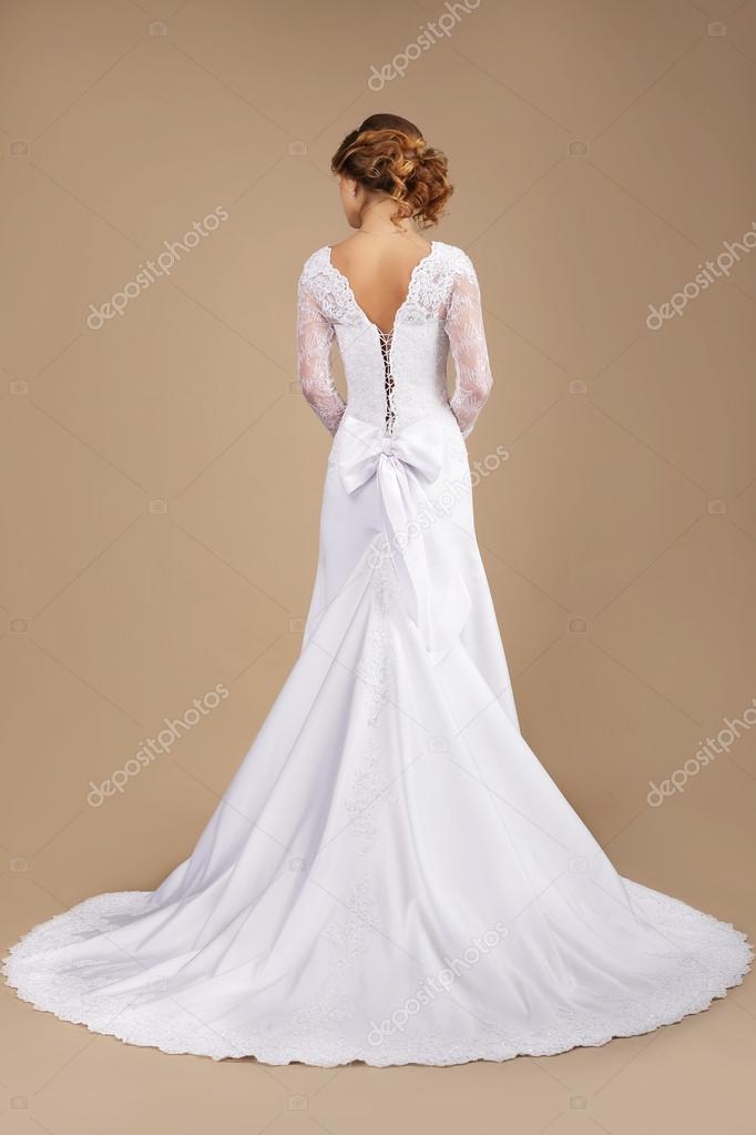 auburn wedding dress