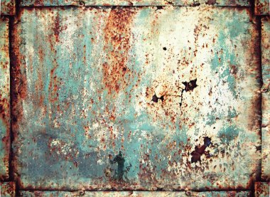 rusty metal plate clipart