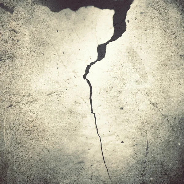 Crack at cement — Stock Photo, Image
