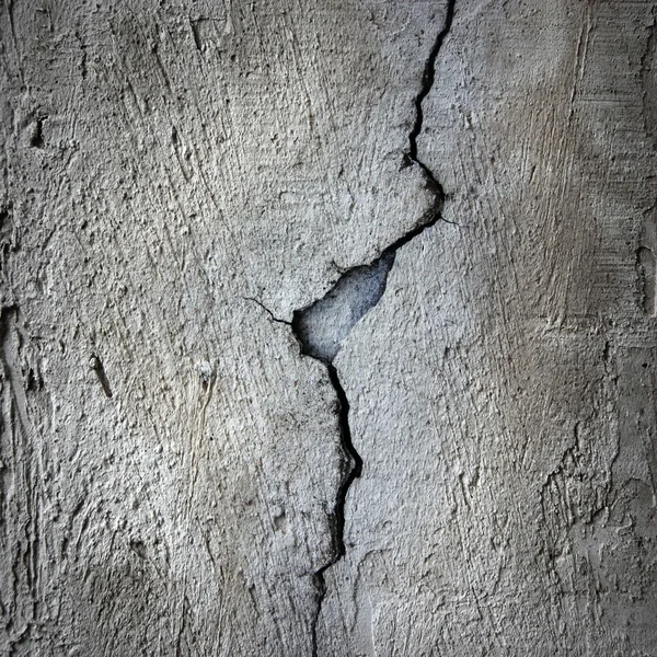 Crack na cement — Stock fotografie