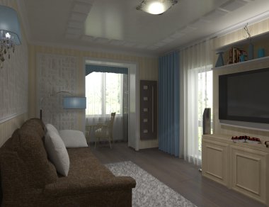 parlor or living room clipart