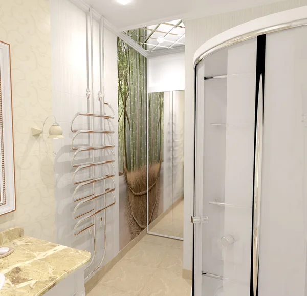Interior of bath-room — Stock Photo, Image