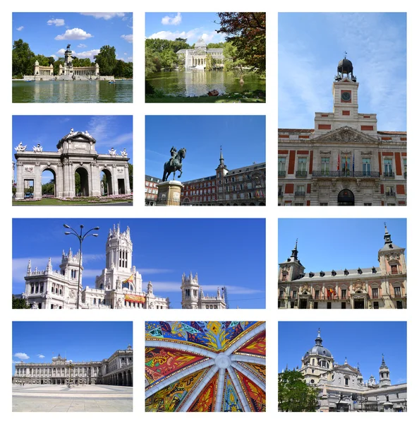 Collage of Madrid — Stock Photo, Image