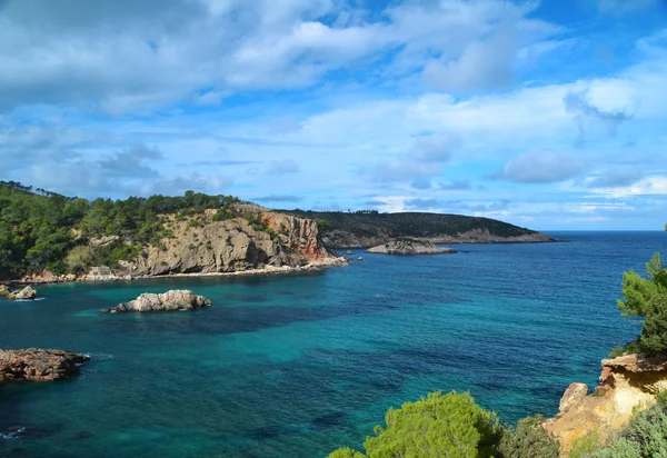 Landschaft in Ibiza, Spanien — Stockfoto