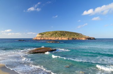 Cala comte plaj Ibiza