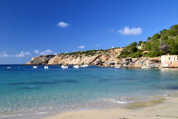 Stranden Cala vadella, ibiza — Stockfoto