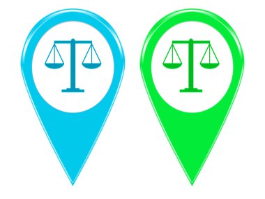 haritalar üzerinde işaretçileri için simgeler