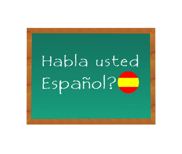 Você fala espanhol? — Fotografia de Stock