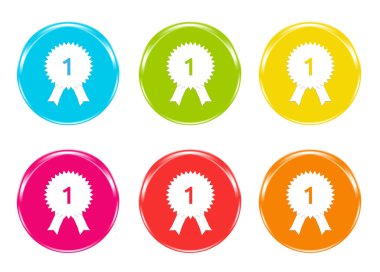 Colorful icons symbolizing Number 1