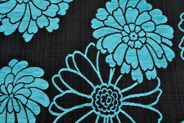 Fondo de textura floral azul — Foto de Stock