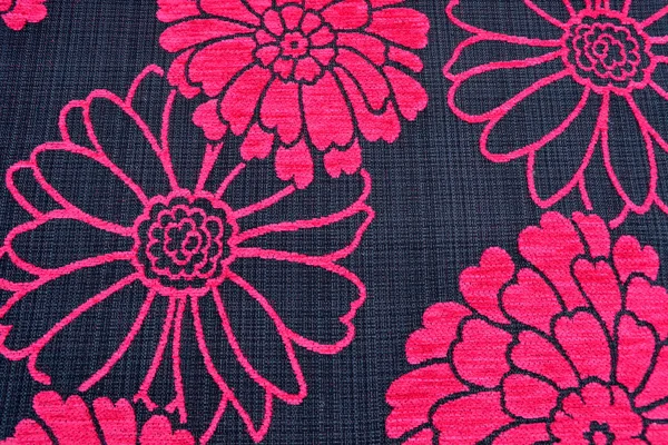 Blommig textil bakgrund — Stockfoto