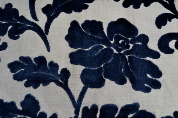 Bleu texture florale fond — Photo