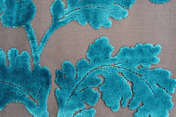 Azul fundo textura floral — Fotografia de Stock