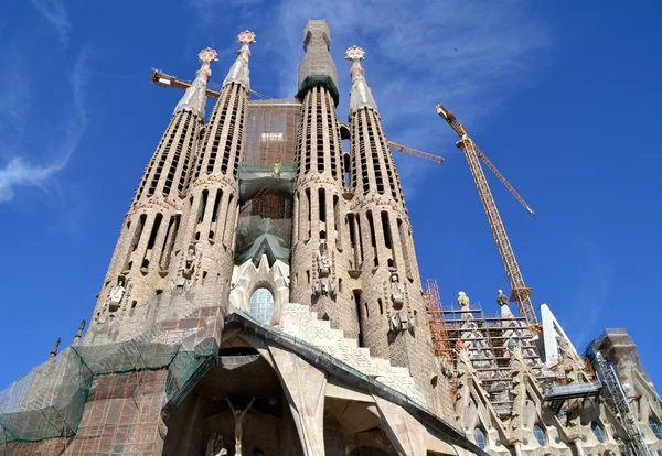 Sagrada Familia, Barcelona, Španělsko — Stock fotografie