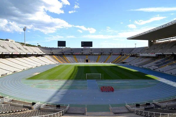 在西班牙巴塞罗那奥林匹克体育场莫公司 — 图库照片