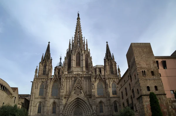 Catedral em Barcelona, Espanha Fotos De Bancos De Imagens