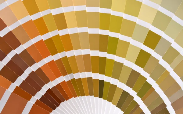 Weergave van pantone color catalogus — Stockfoto